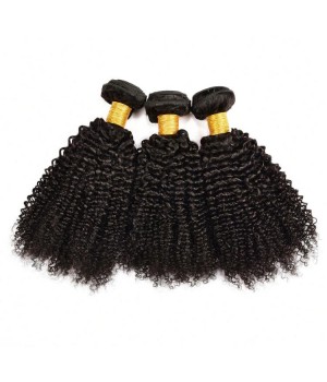 Grade 10A Brazilian Kinky Curly Hair for Black Women